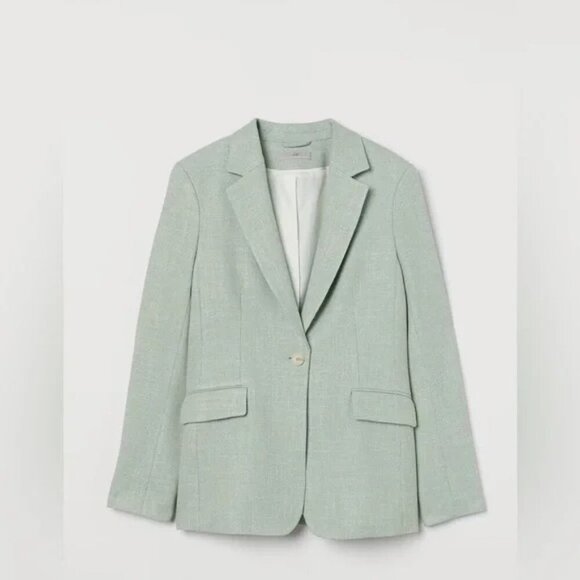 H & M Oversized  One Button Blazer Jacket in size XXL - Picture 1 of 10